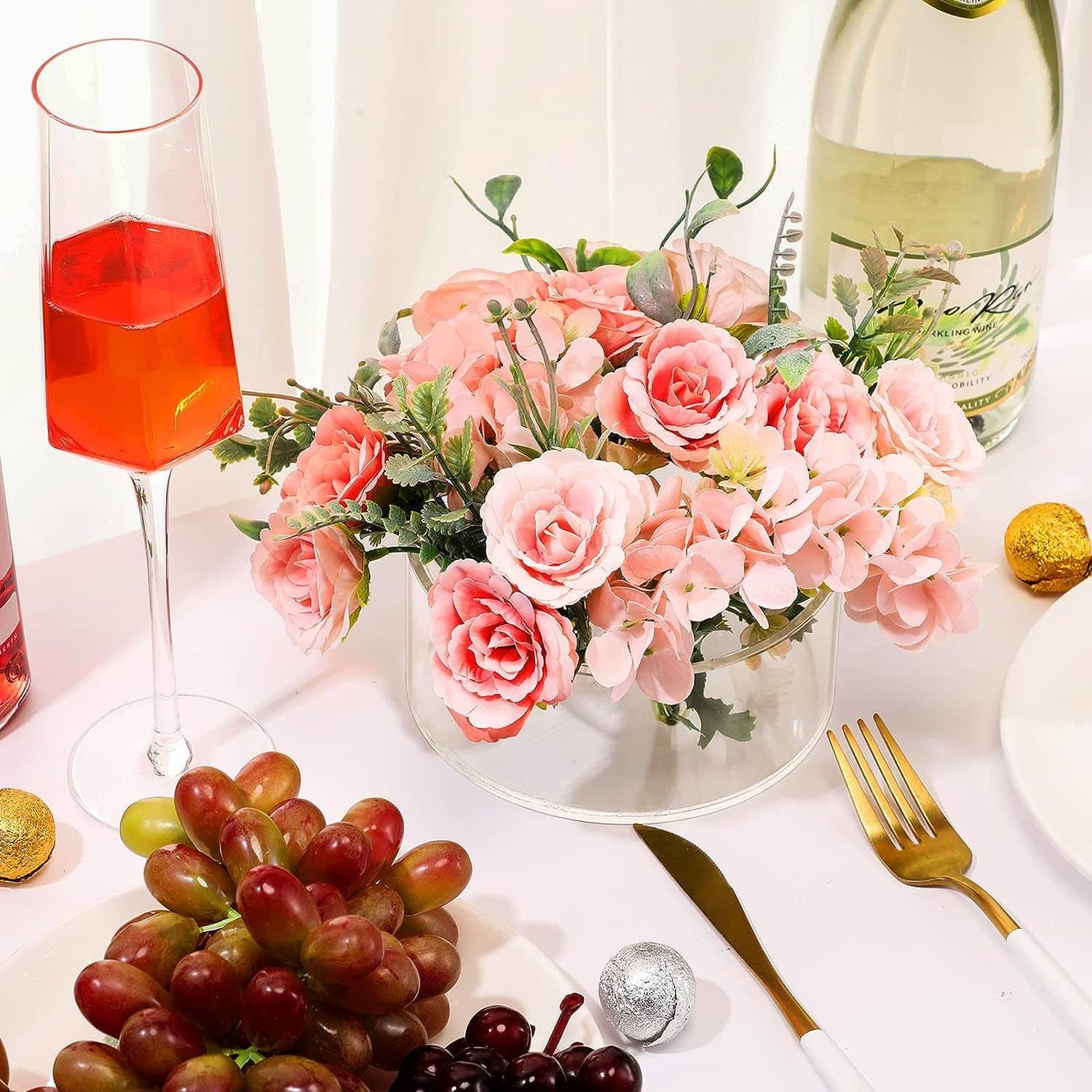 Transparent Acrylic Round Flower Box - Image 5