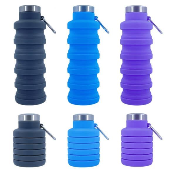 Customized Collapsible Silicone Bottle 17oz - Image 5