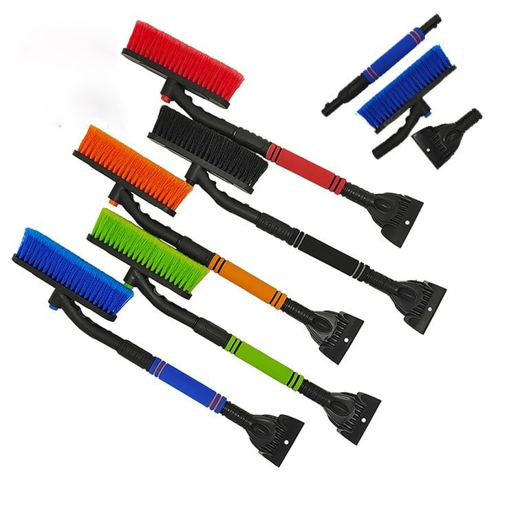 Multi-functional Detachable Rotatable Car Snowbrush Stretchable Ice Scraper - 图片 5