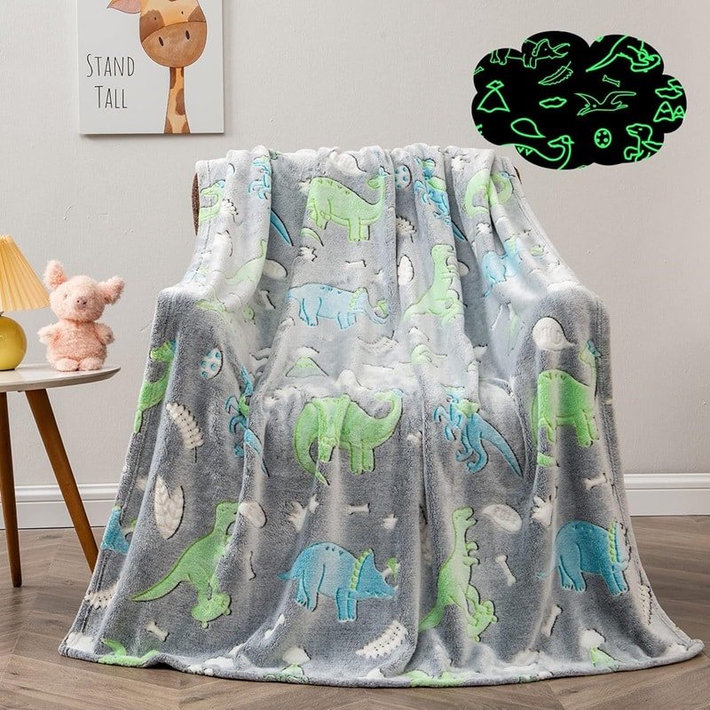Fluorescent Flannel Children- Printed Blanket - 图片 5