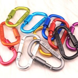 Thicken Aluminum Alloy Locking Carabiner Custom Logo - 图片 5