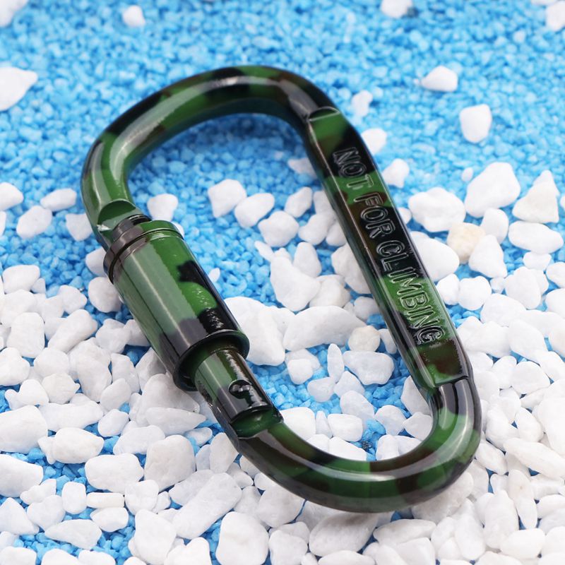Camouflage Aluminum Alloy Carabiner - 图片 5