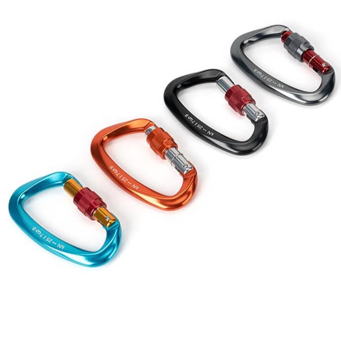 Multi-functional Aluminum Alloy Flat Climbing Buckle - 图片 5