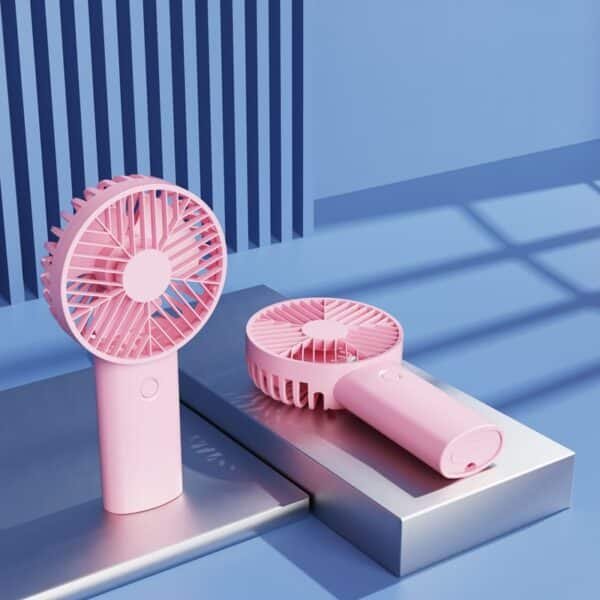 Portable Mini Cartoon Charging Fan - 图片 5