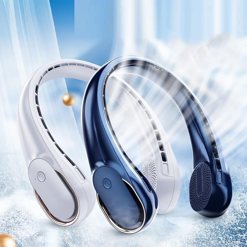 USB Rechargeable Neck Fan - Image 5