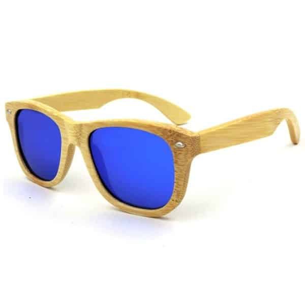 Bamboo Wooden UV400 Sunglasses - 图片 5