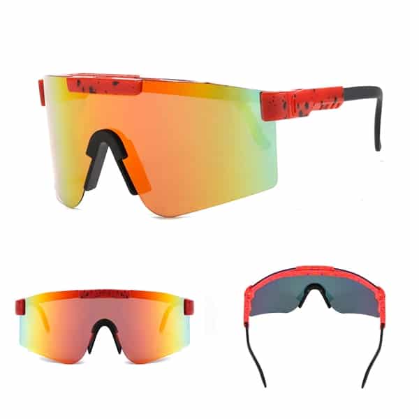 Colored cyclinSunglassesutdoor sports windproof - 图片 5