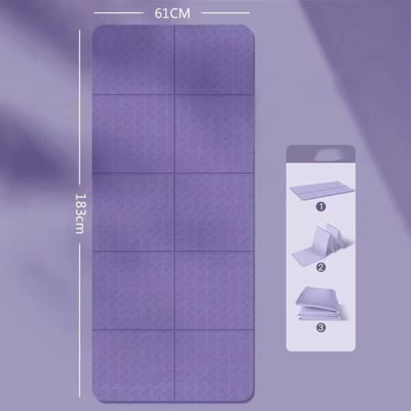Portable Foldable Yoga Mat - 图片 5