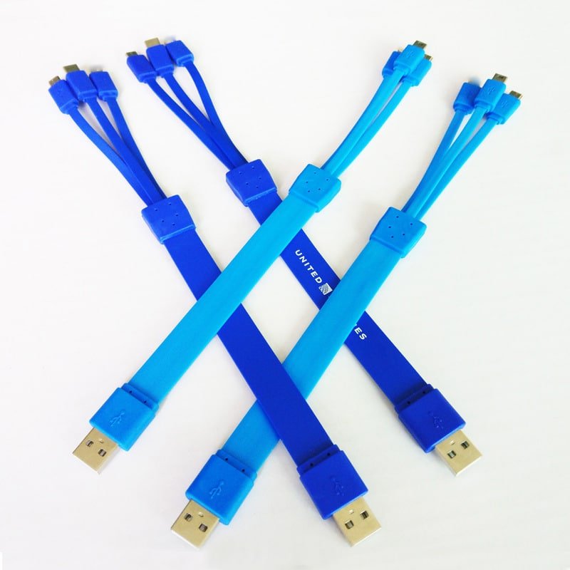 3-in-1 Colorful Spaghetti Charging Cable - 图片 5