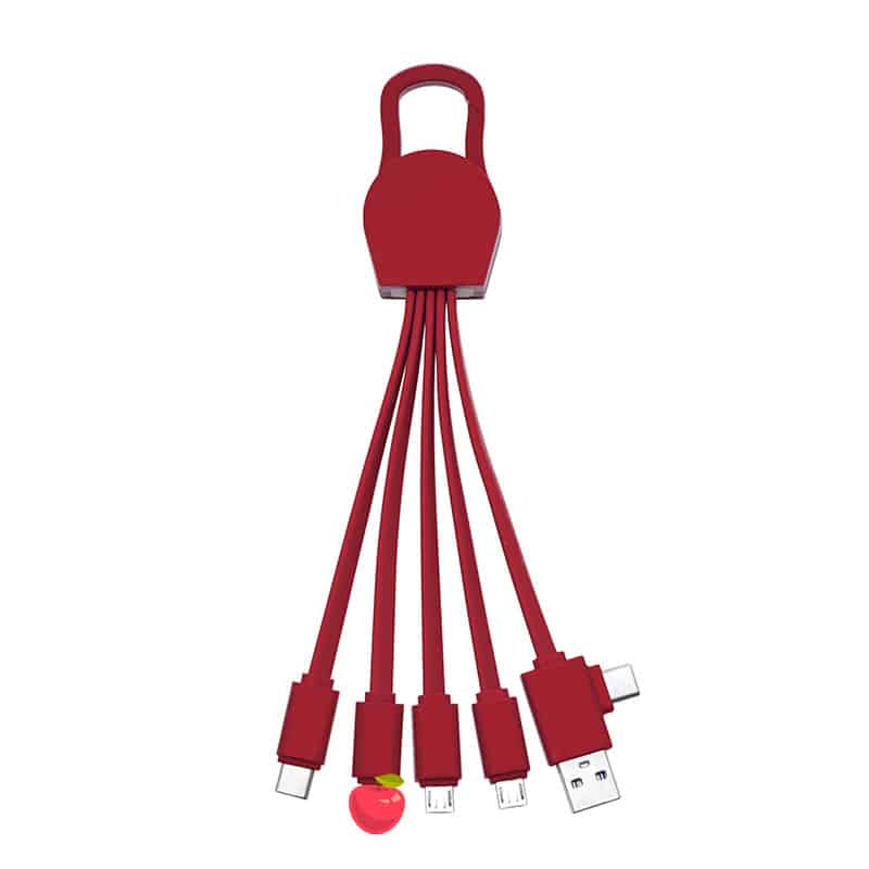 Creative 4-in-1 Keychain Charging Cable - 图片 5