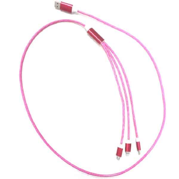 Gift Light Emitting 3-in-1 Charging Cable - 图片 5