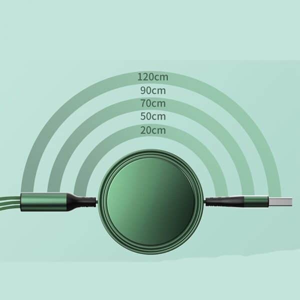 Custom Retractable 4-in-i Charging Cable LOGO - 图片 5