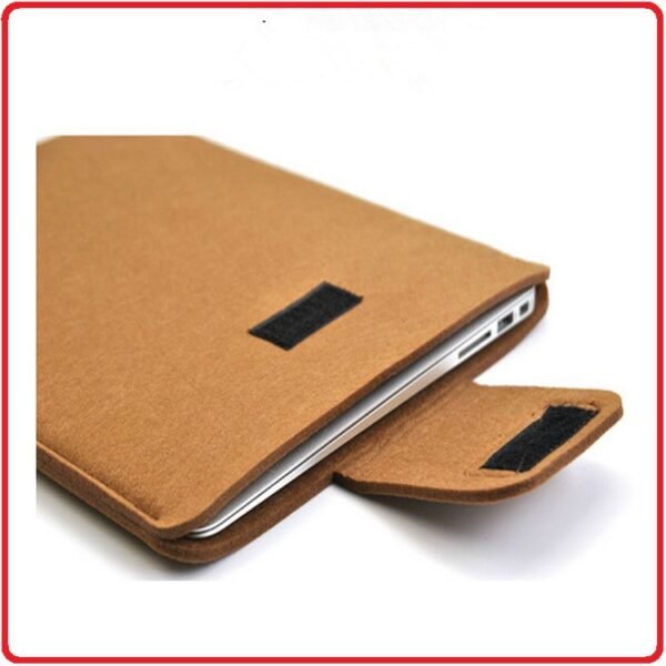 Felt Fabric Velcro Laptop Sleeve - Image 5