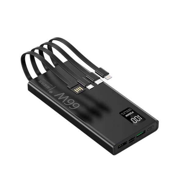 Fasting Charging 10000mAh Power Bank with Cable - 图片 5