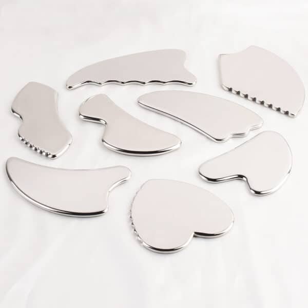 Stainless Steel Heart-shaped Gua Sha Massager - 图片 5