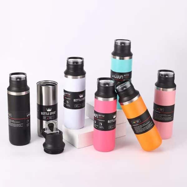 Double Layer Vacuum 304 Stainless Steel Insulated Bottle 17OZ - 图片 5