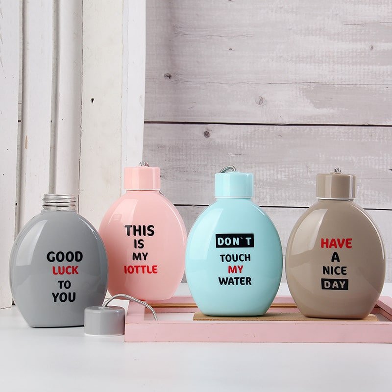 Promotional Double Layer Plastic Glass Bottle 13OZ - 图片 5