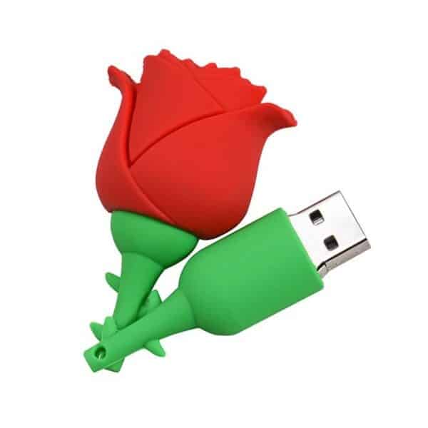 Cartoon Colorful Roses USB Flash Drive - 图片 5