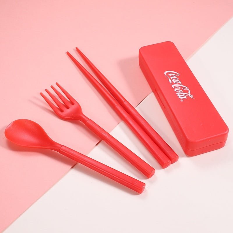 Plastic Knife, Spoon & Chopsticks Set - Image 5