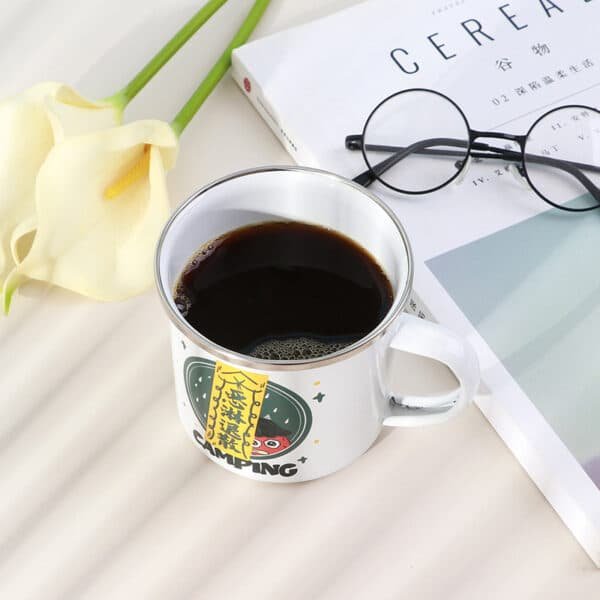 Outdoor Enamel Camping Mug 12oz - 图片 5