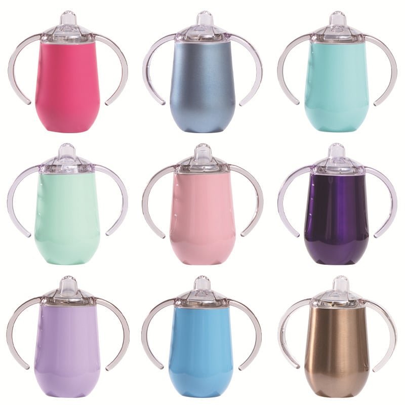 Stainless Steel Baby Sippy Trumbler 10OZ - 图片 5