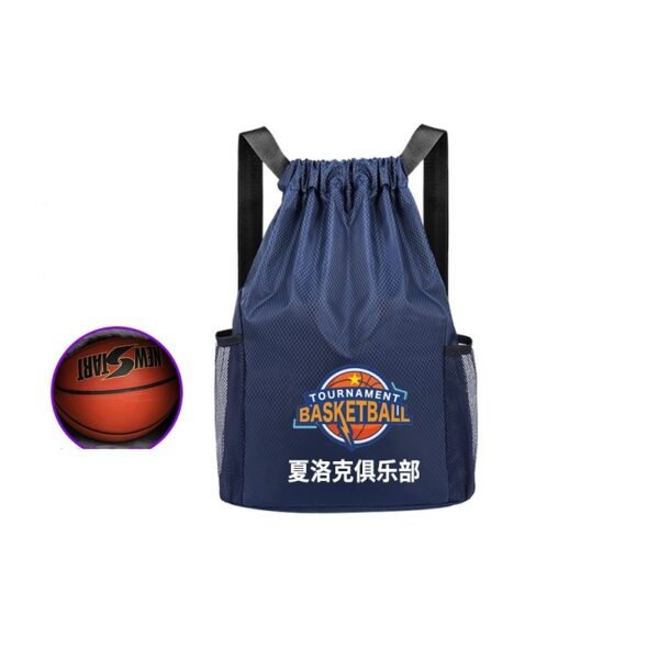 Drawstring Sports Backpack Soccer Gym Bag - 图片 5