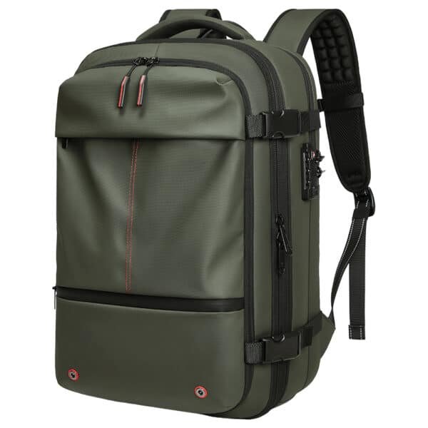 High-Capacity Vacuum Compression Travel Backpack - 图片 5