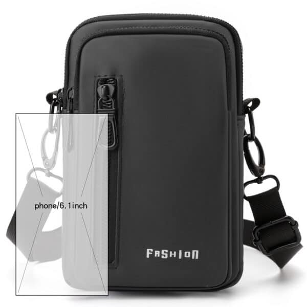 Rectangular PU Leather Fanny Pack - Image 5