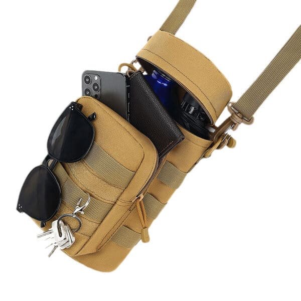 Tactical Kettle Bag Bottle Holder Outdoor Hiking - 图片 5