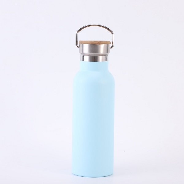Stainless Steel 17oz Double-Wall Vacuum Bottle With Loop Top - 图片 5