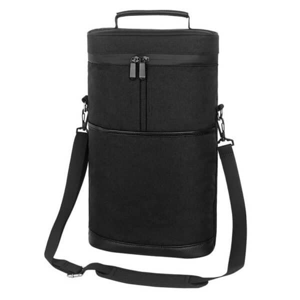 Wine Bottle Travel Cooler 2-Bottle Insulated Tote Bag - 图片 5