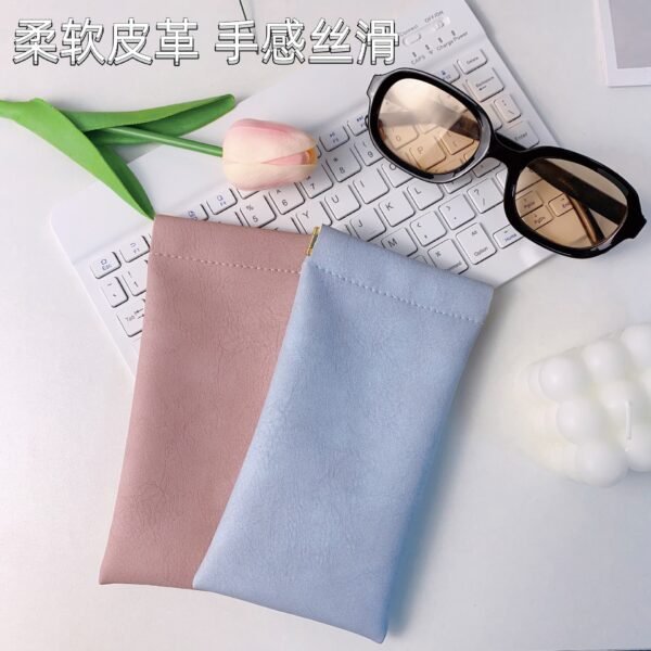 Multi-colored PU Sunglasses Pouch - Image 5