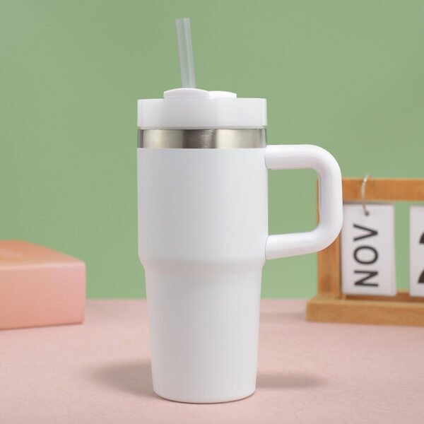 Stainless Steel 14oz Car Ice Bar Thermos Tumbler with Handle - 图片 5