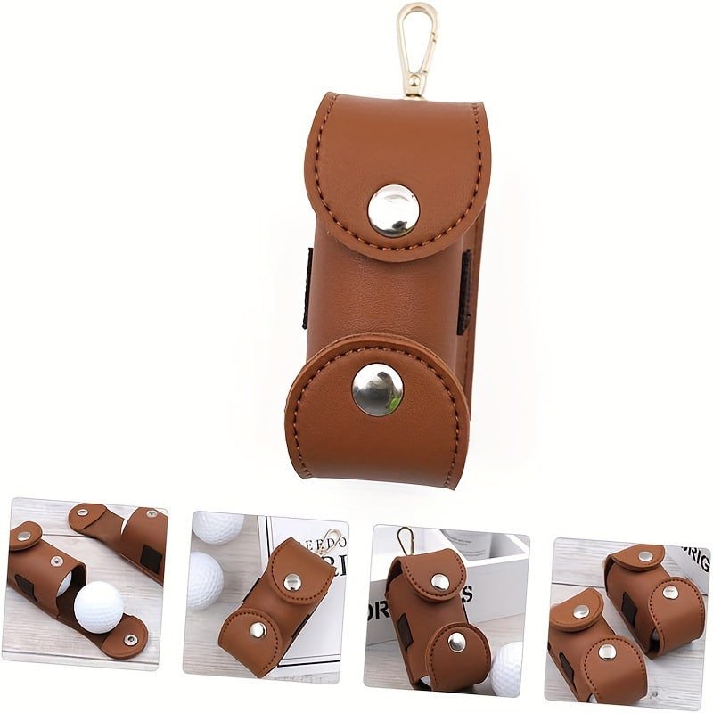 PU Leather Golf Ball Waist Pouch - Image 5