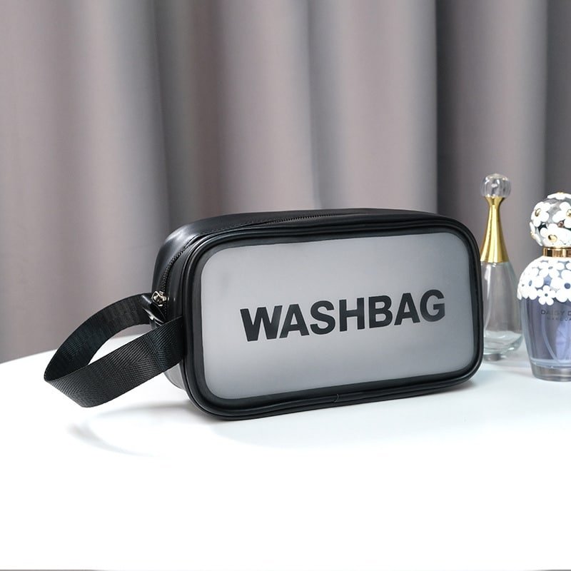 PVC Portable Frosted Makeup Bag - Image 5