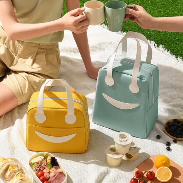 Cute Aluminum Foil Insulated Lunch Bag - 图片 5
