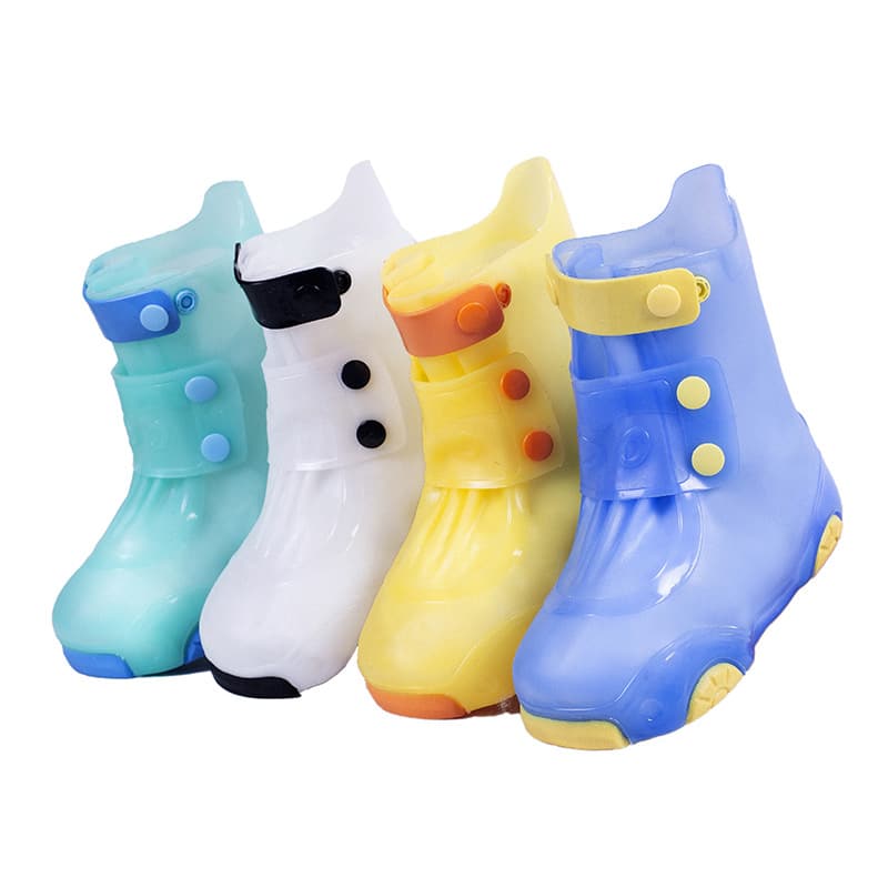 PVC Outdoor Rain Kids Waterproof Shoe Cover - 图片 5