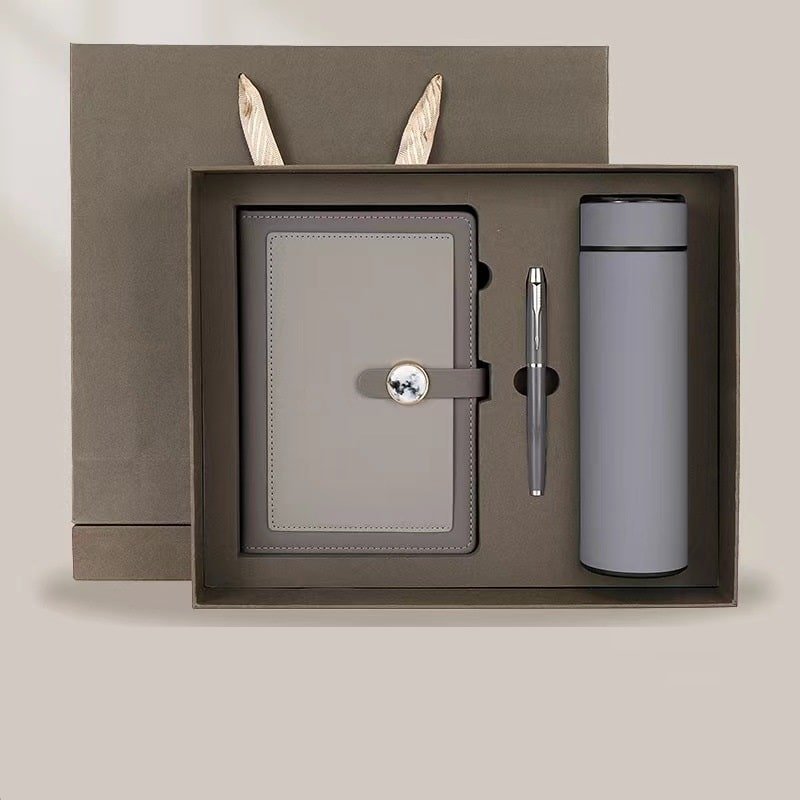Office Gift Set with Insulated Bottle, Notebook, and Pen - 图片 6