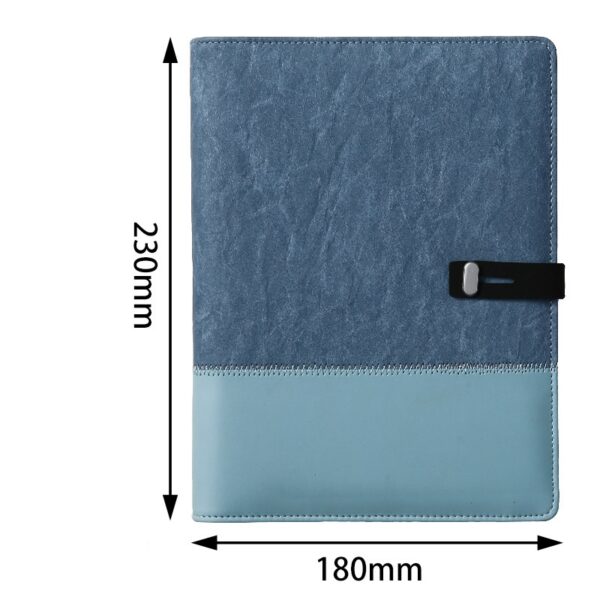A5 Color-Block Loose-Leaf Business Notebook - 图片 6