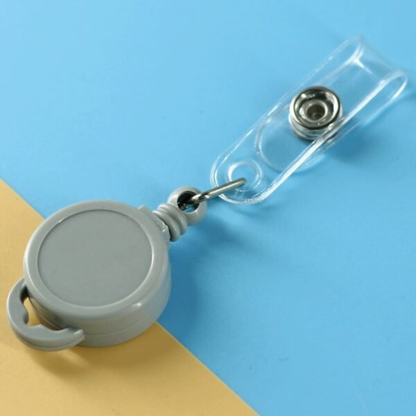 Multi-color Plastic Round ID Retractable Badge Reel - 图片 6