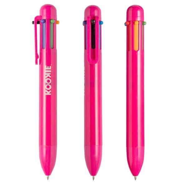 Color Push Action Multi-colour Ballpoint Pen - Image 6