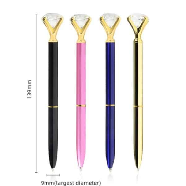 Mental Diamond Laserable Pens for for Wedding - 图片 6