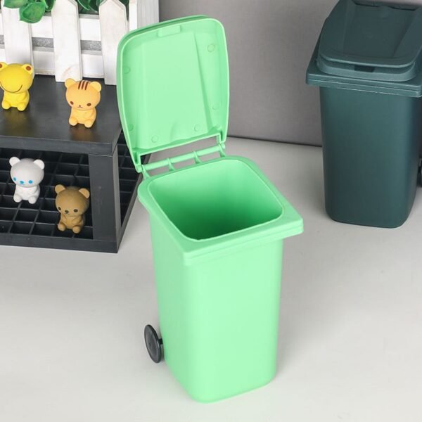 Creative Multifunctional Desktop Plastic Storage Bucket - 图片 6