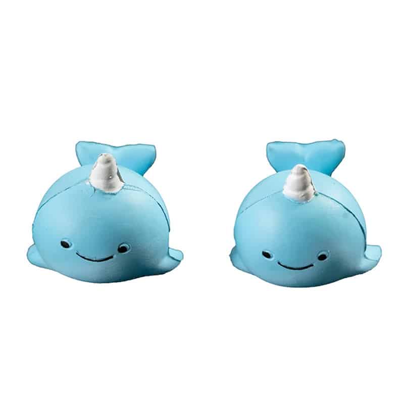 Squishy Small Whale Anti Stress Ball Pen Cap - 图片 6