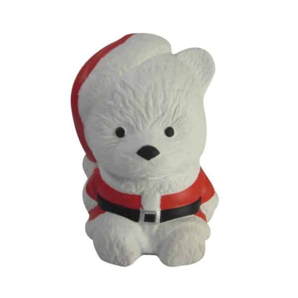 Squishy Christmas Teddy Dog Stress Ball - 图片 6