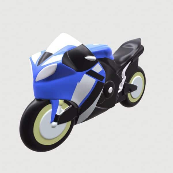 Foam Motorcycle Stress Ball - 图片 6