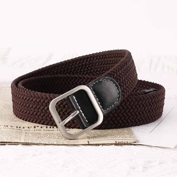 Women- Square Buckle Fashion Belt - 图片 6