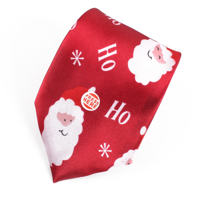 Customizable Printed Polyester Women- Christmas Tie - 图片 6