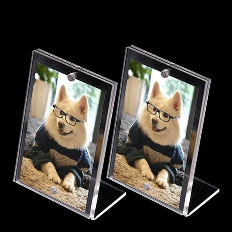 L-Shape Acrylic Magnetic Photo Frame - 图片 6
