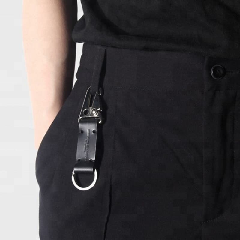 Waist-Hanging Eagle Beak Leather Keychain - 图片 6